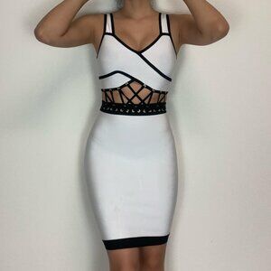 Fashion Nova White Bandage Dress - NEW